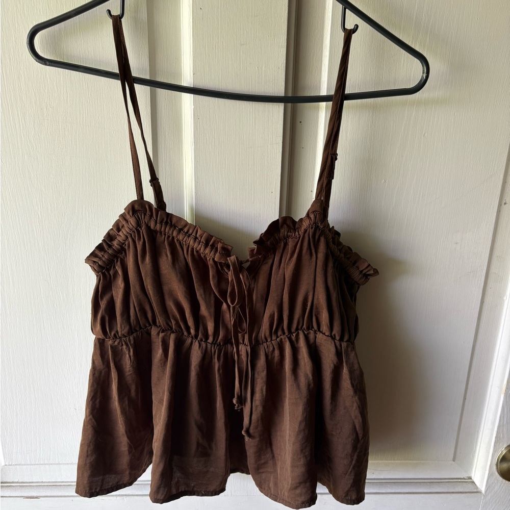 American Eagle Outfitters Brown Camisole Top